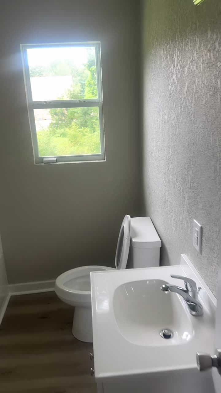 Finished bathroom