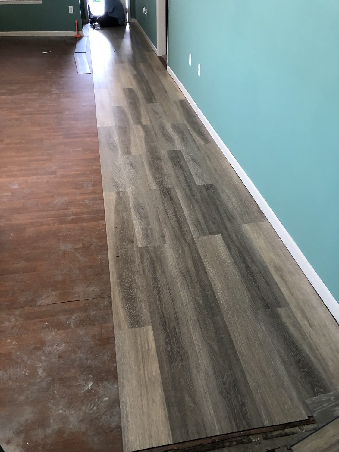 Planks going in