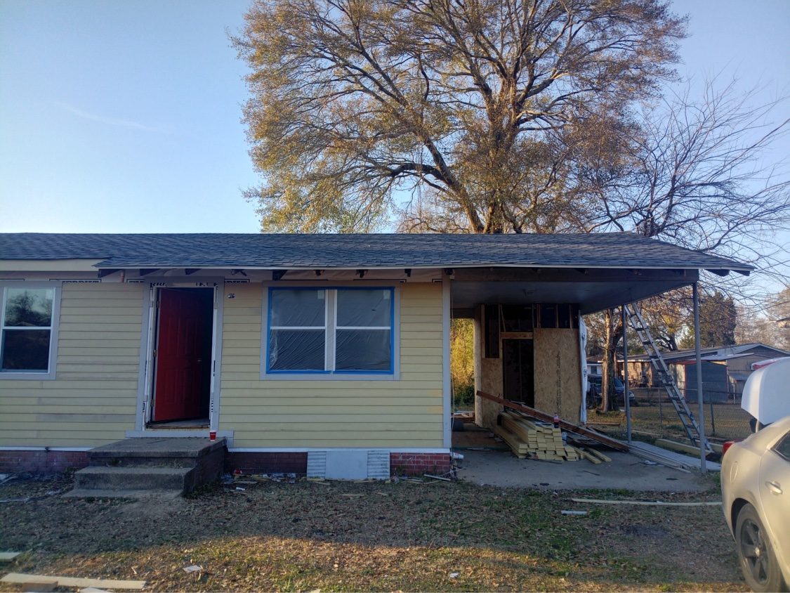 Home renovation before work began