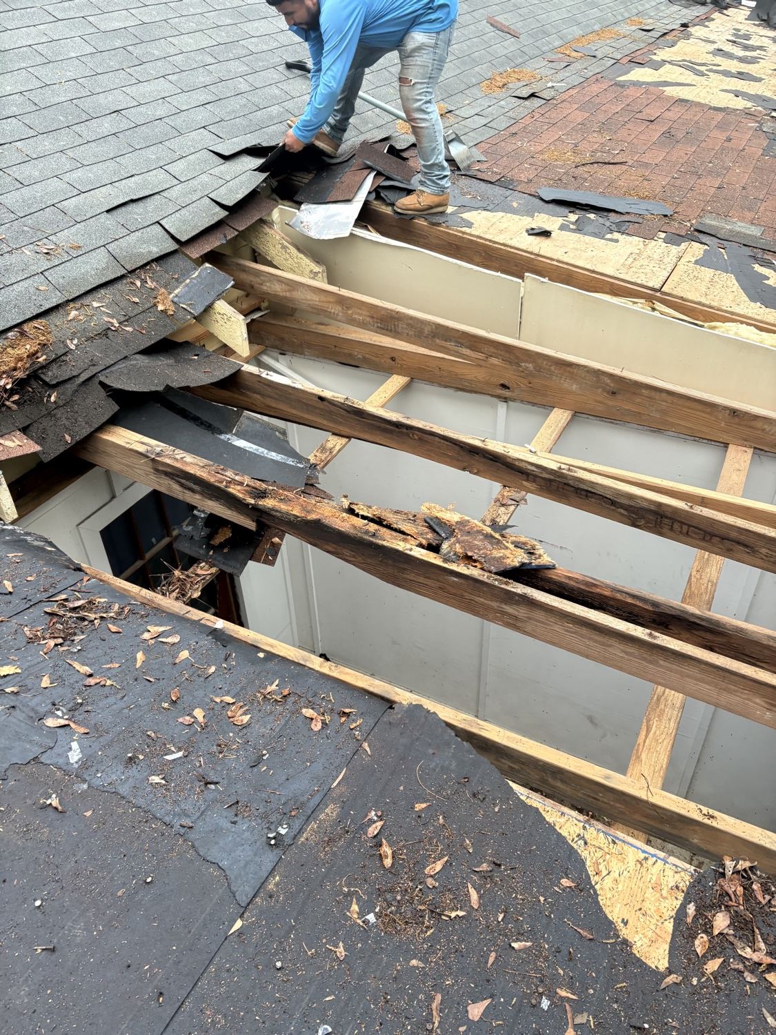 Rotted deck